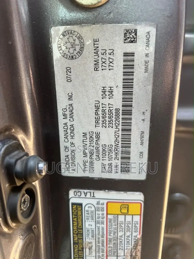 Honda CR-V 2021 Gray