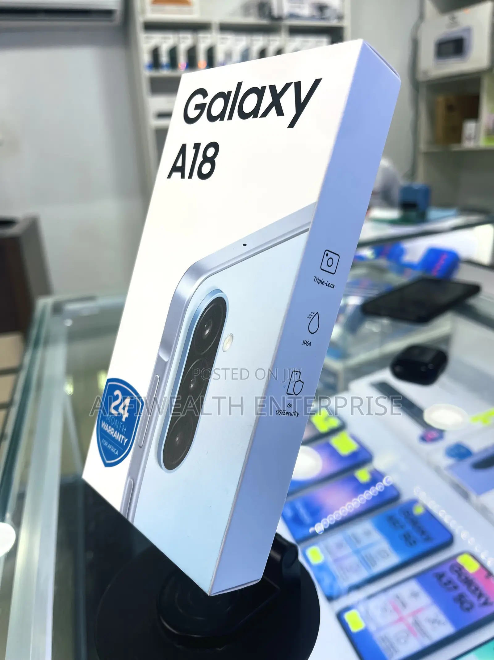 New Samsung Galaxy A18 128 GB Blue