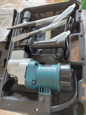 800W Heavy Duty Electric Demolition Hammer Breaker With Chisels & Case