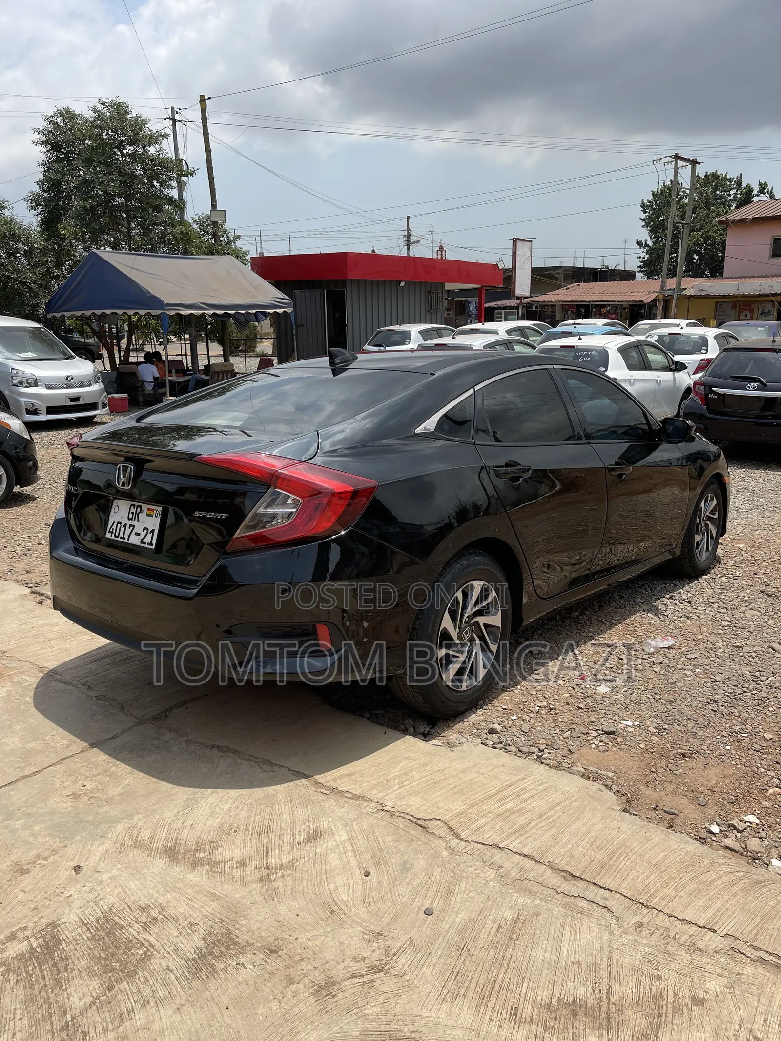 Honda Civic Sport 4dr Hatchback (1.5L 4cyl) 2017 Black