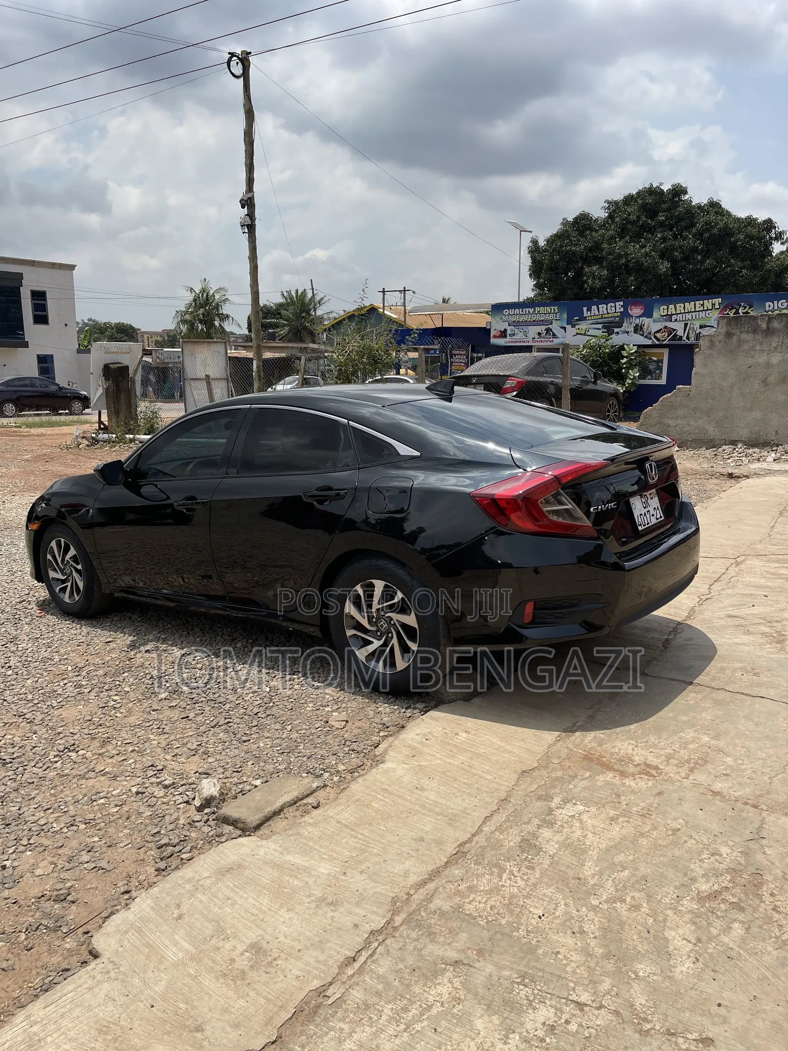 Honda Civic Sport 4dr Hatchback (1.5L 4cyl) 2017 Black