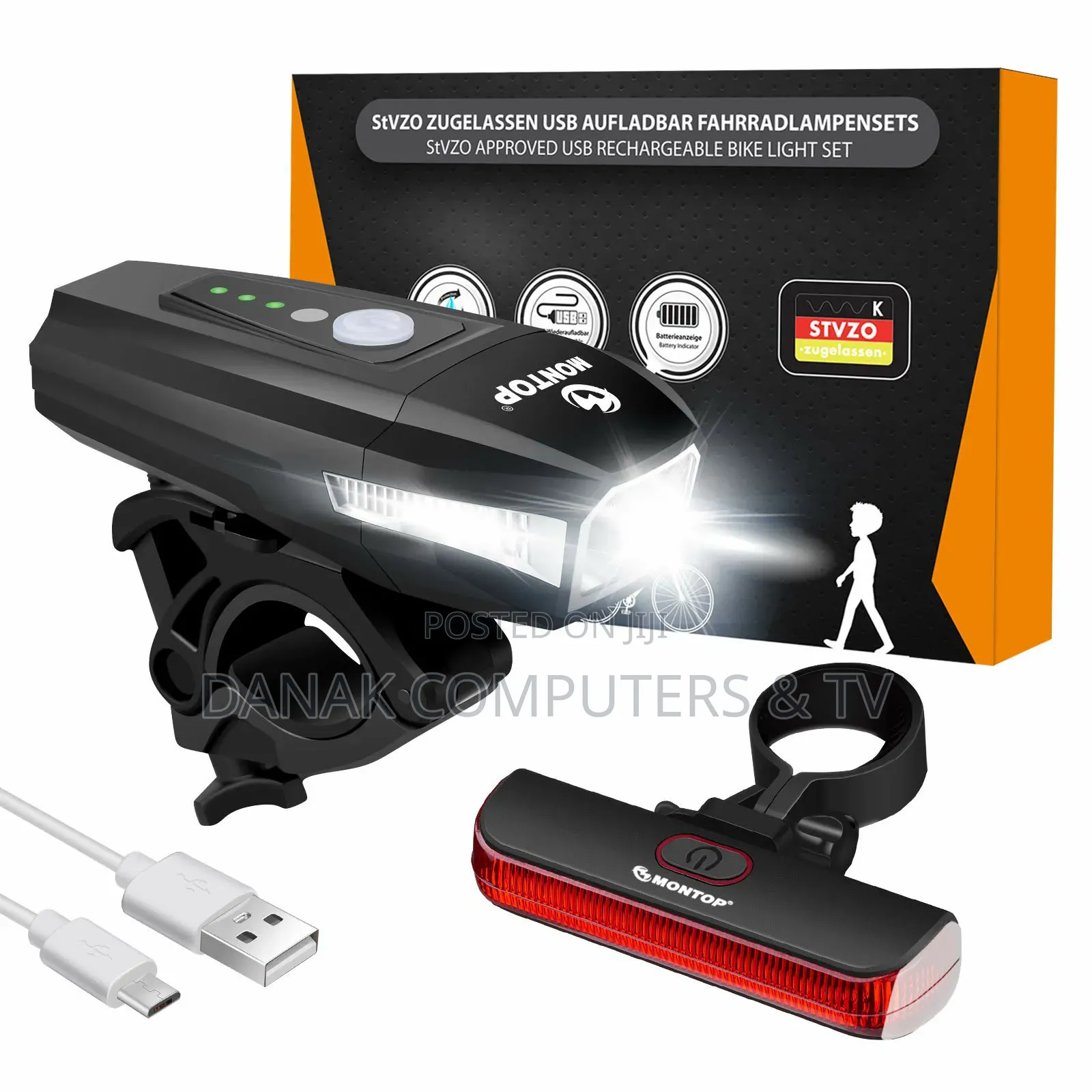 MONTOP Bicycle Light Set