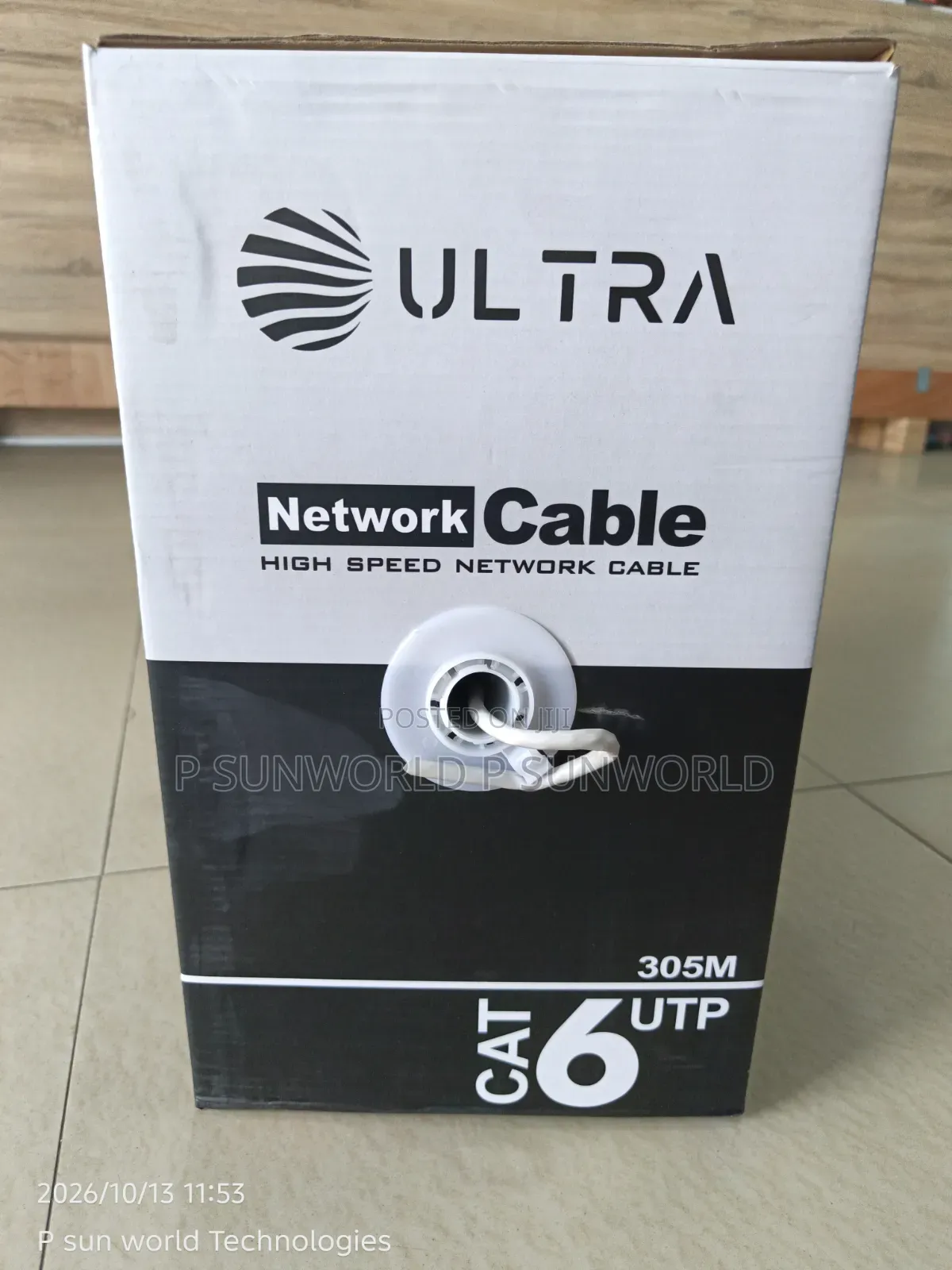 Ultra Cat6 Cable 305m UTP