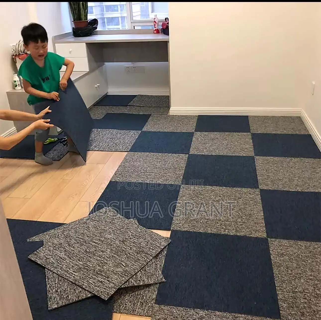 Woolen Carpet Tiles