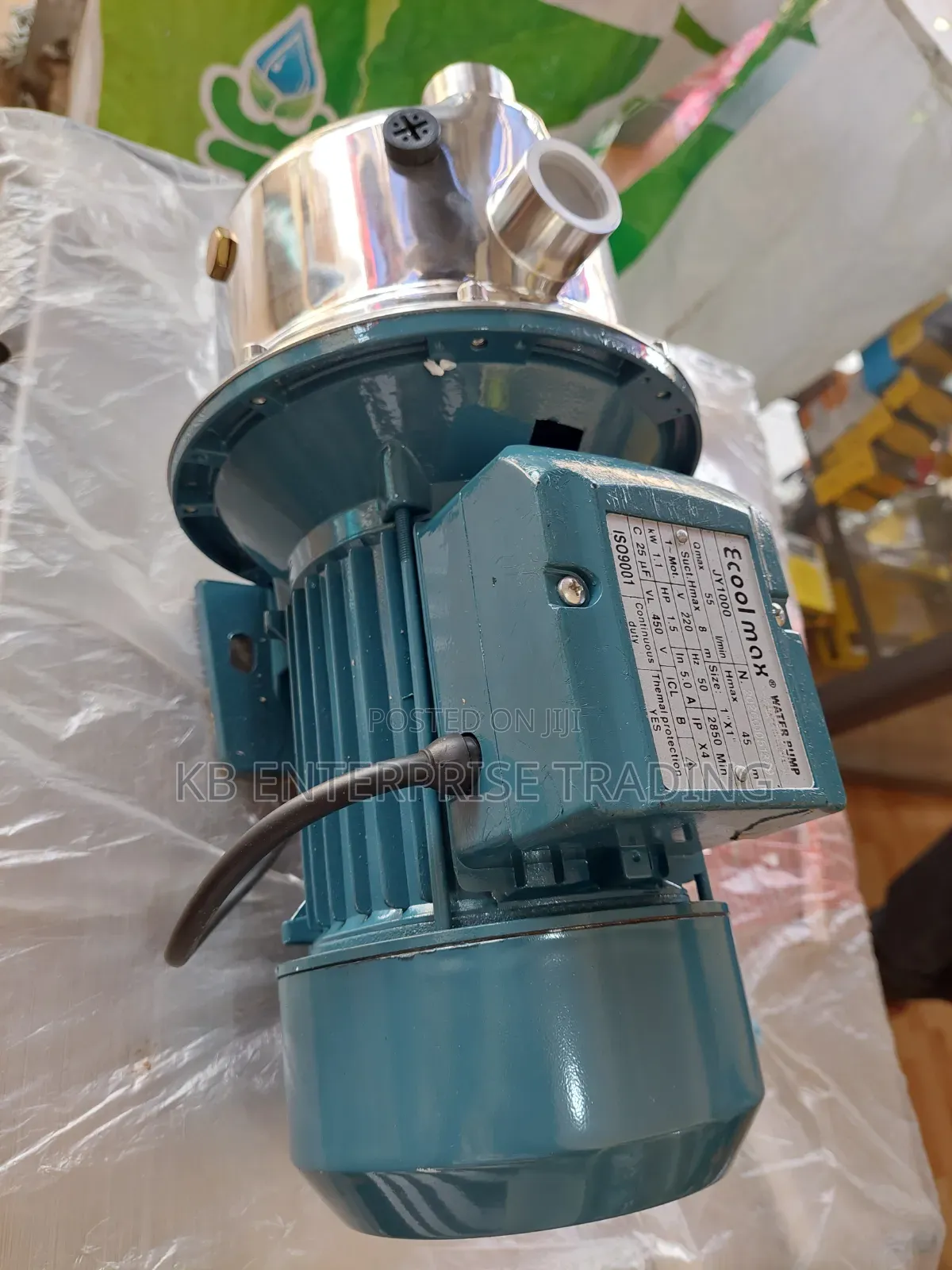Heavy Duty ECOOLMAX Water Pump 750W - High Pressure 45m Lift for Home