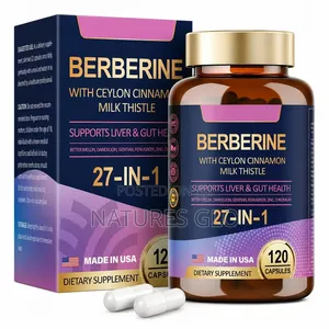 Berberine With Ceylon Cinnamon and Milk Thistle