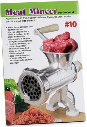 Original #10 Professional Heavy Duty Manual Meat Mincer
