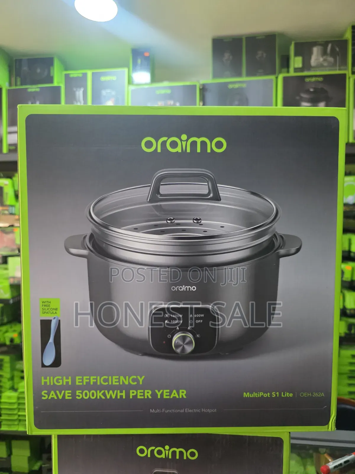 Oraimo MultiPot 6L Energy Efficiency Electric Cooking Pot With Steamer
