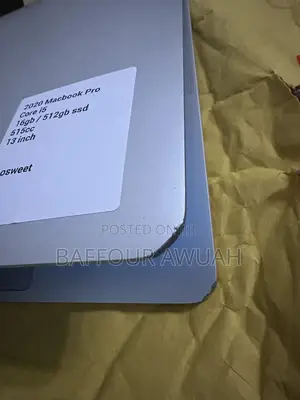Laptop Apple MacBook Pro 2020 16GB Intel Core i5 SSD 512GB
