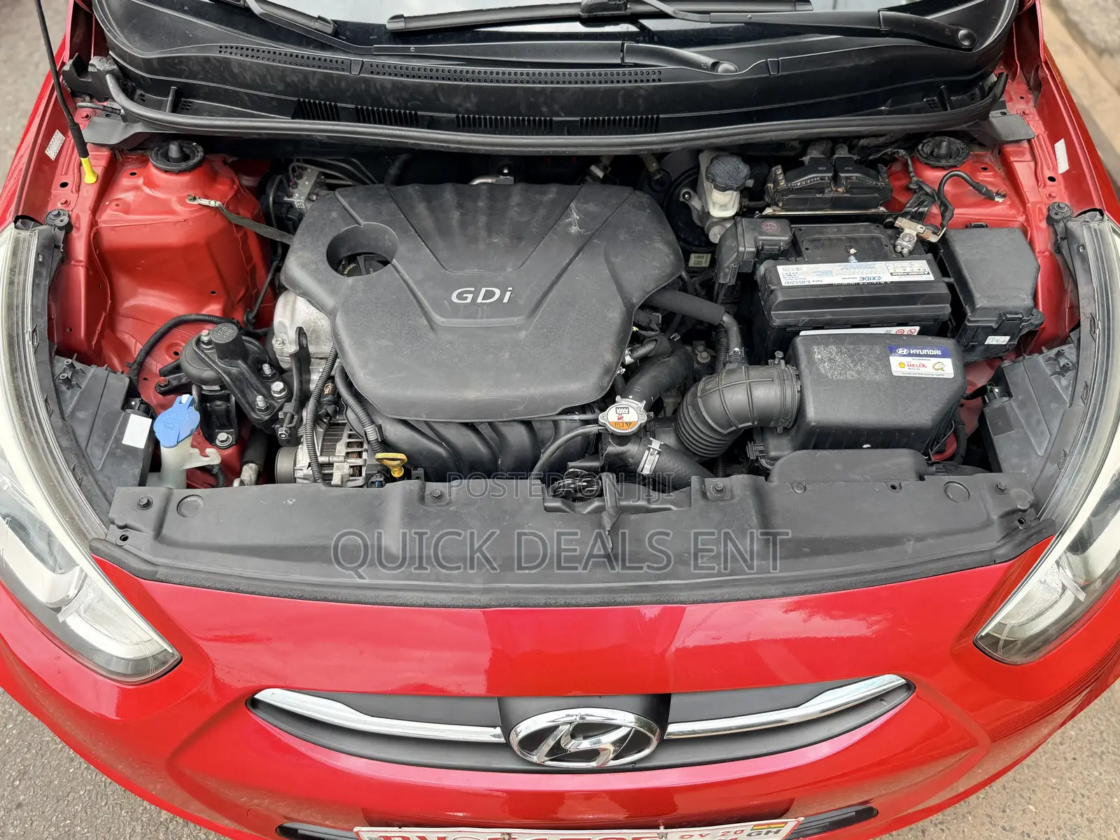 Hyundai Accent SE Sedan 2016 Red