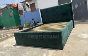 Deep Green Double Bed Frame