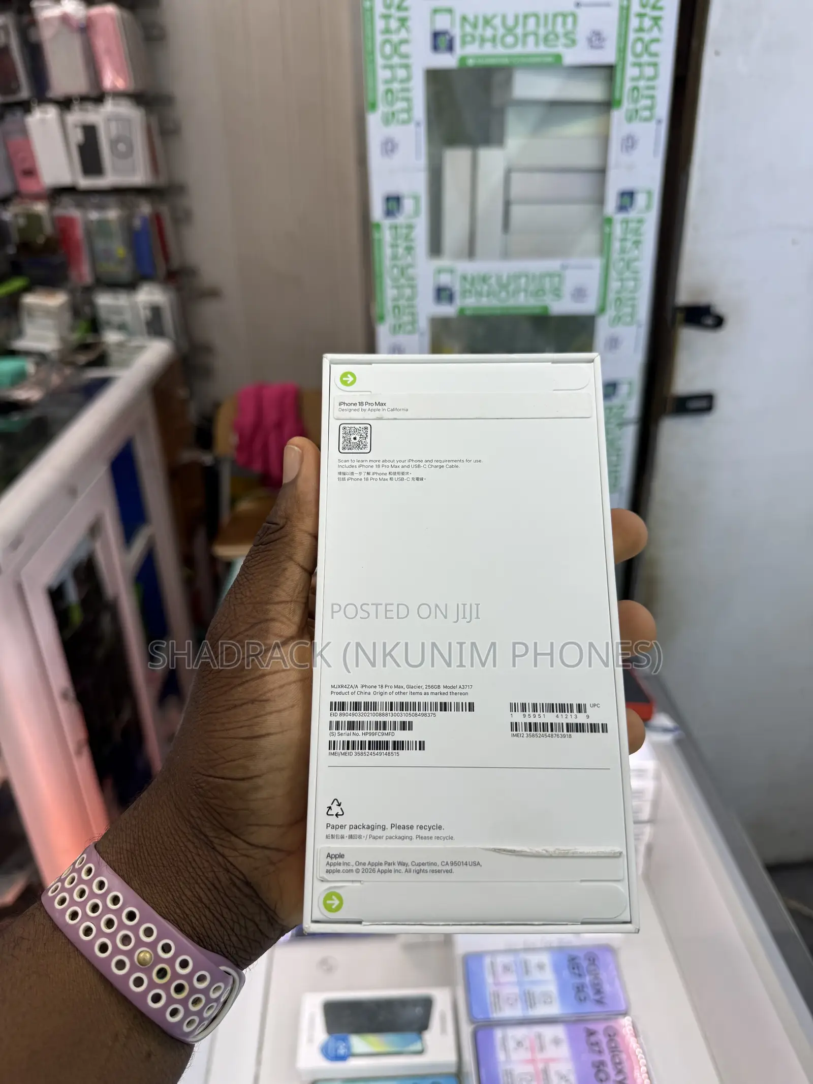 New Apple iPhone 18 Pro Max 256 GB Blue