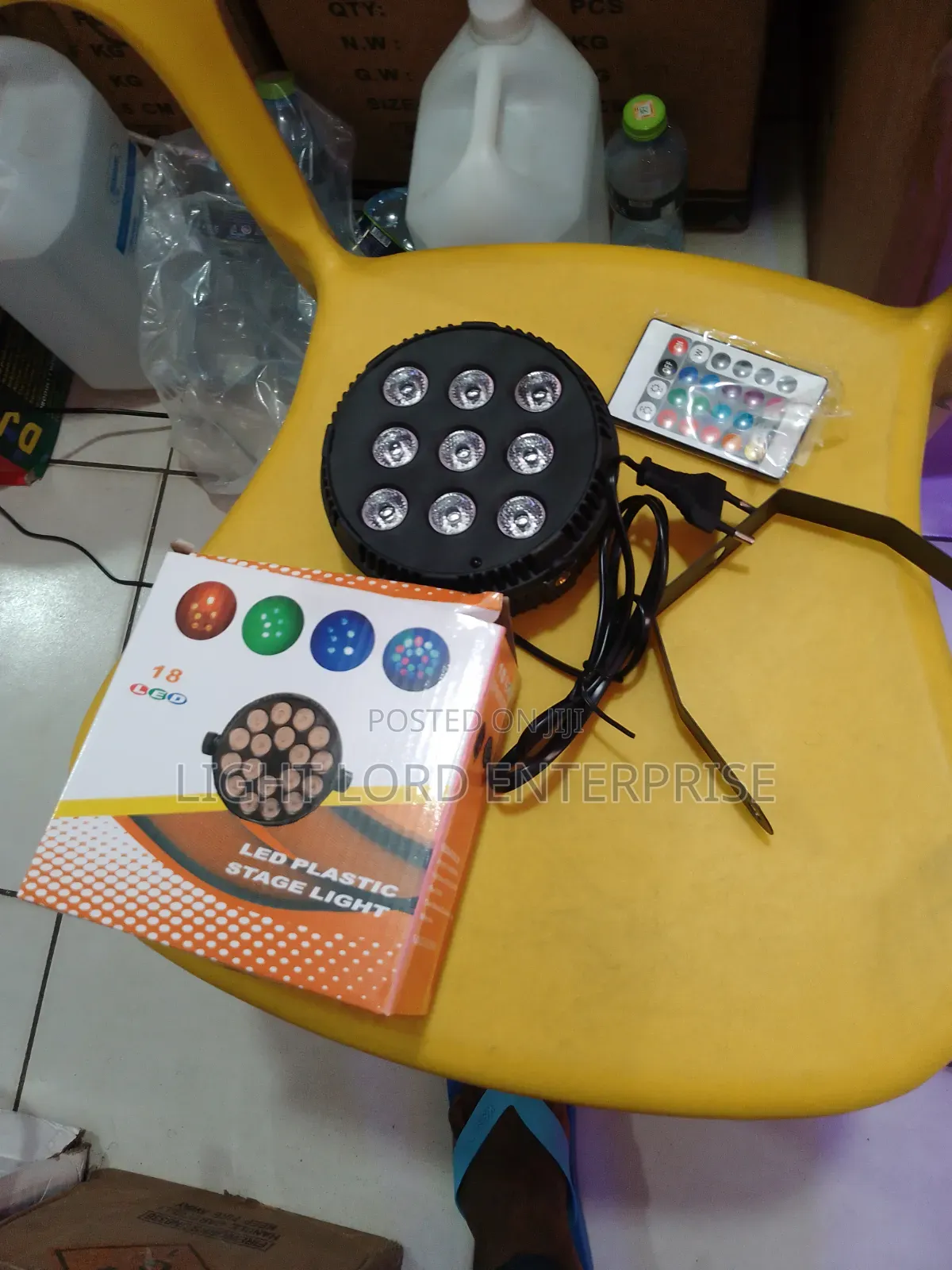 Plastic Wagon Mini Stage Light With Remote Controls