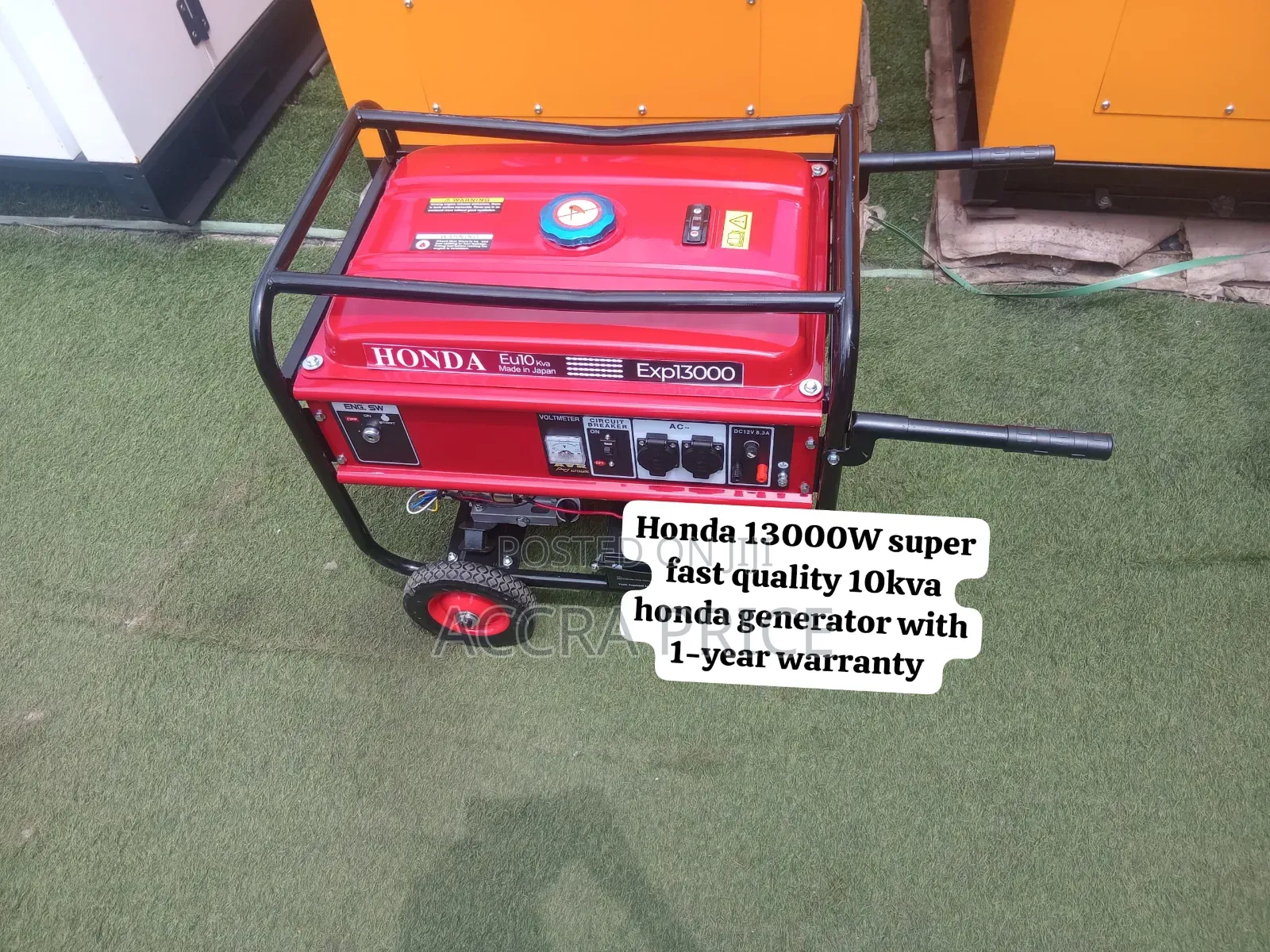 Honda 10kVA Powerful Petrol Generator With 1-Year Warranty