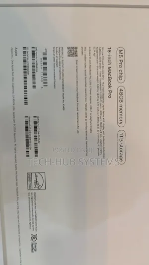 New Laptop Apple MacBook Pro 2026 M5 Pro 48GB Apple M5 Pro SSD 1T