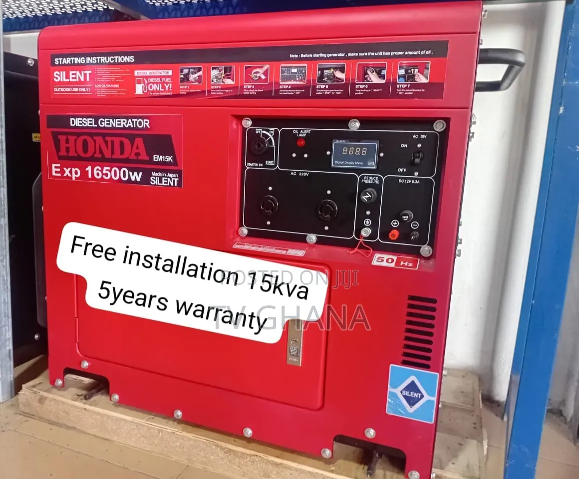 Honda 15kVA Genset – Excellent Quality for Reliable Electricity 15kva