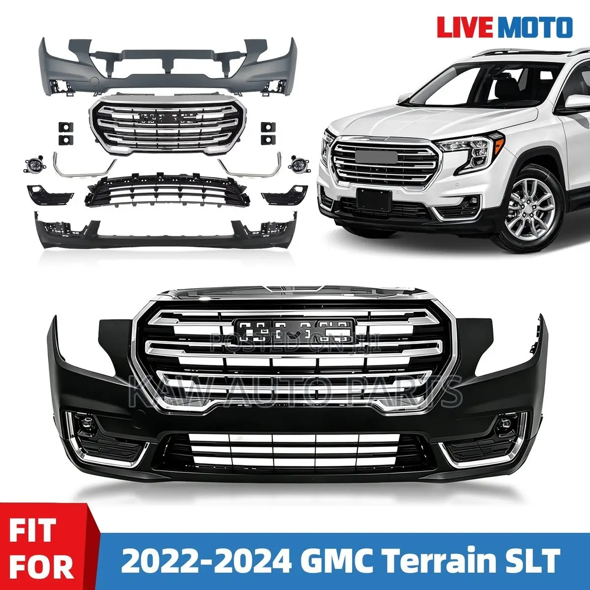 2022,2023,2024,2025 Front Bumper for GMC Terrain