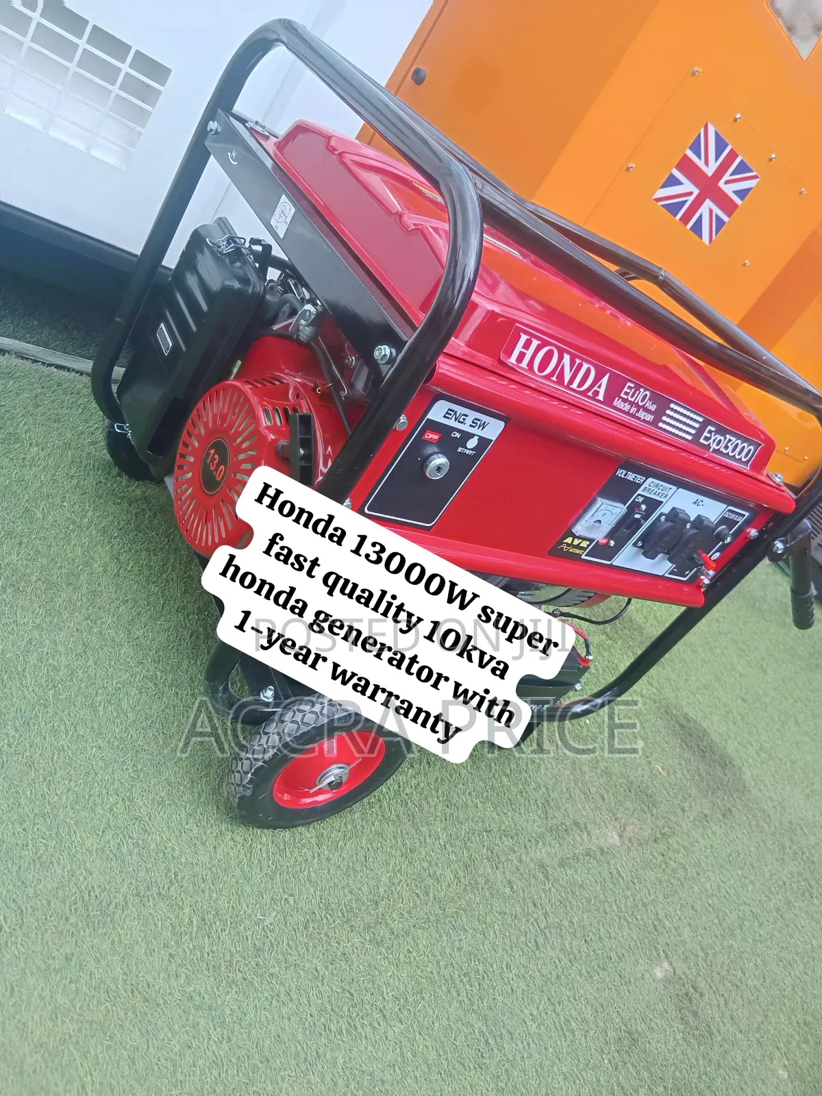 Superior Quality Honda10kVA Generator for Homes and Offices10kva Honda
