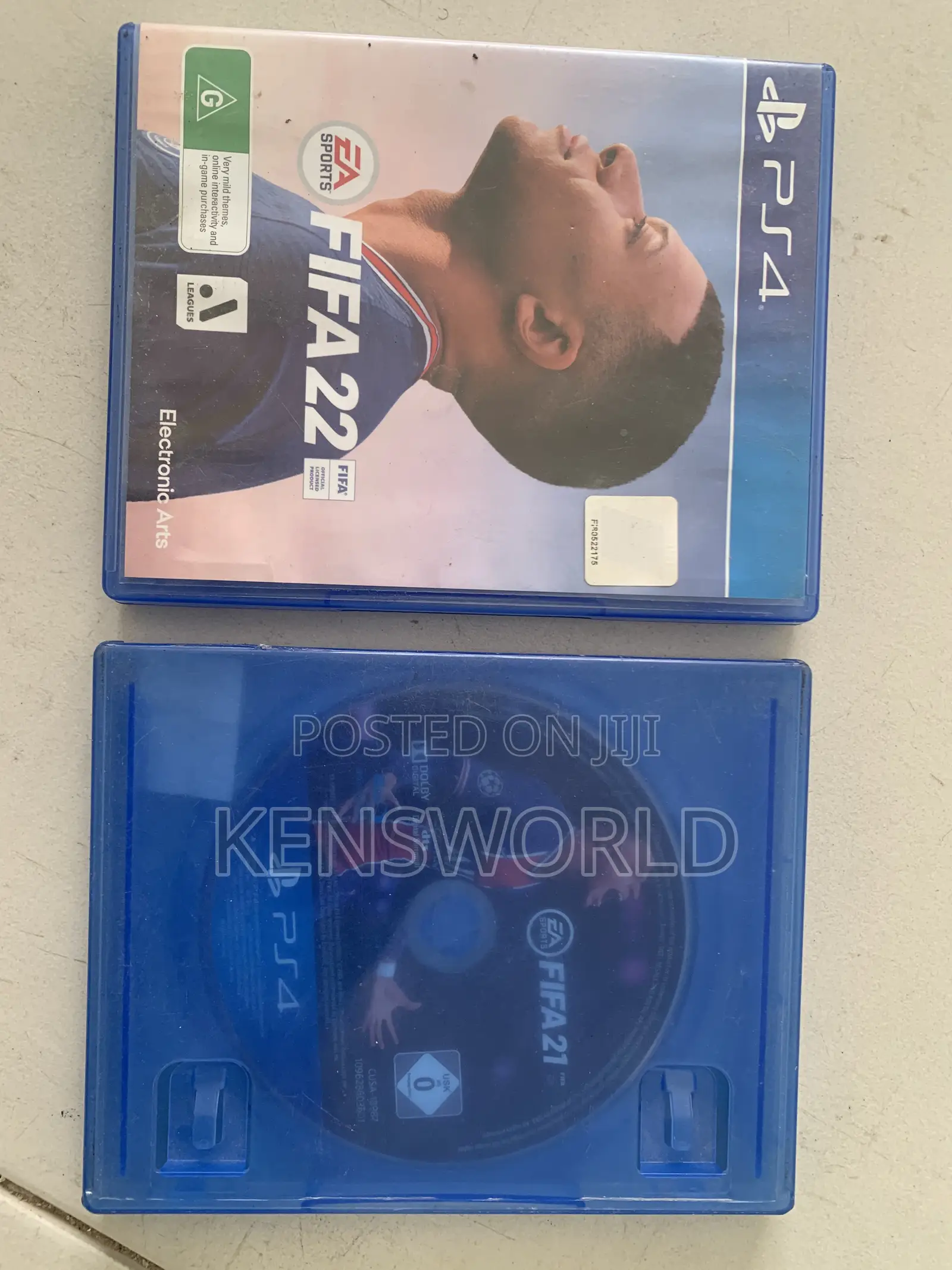 Both Fifa 22 and FIFA 21 Cd for Sale