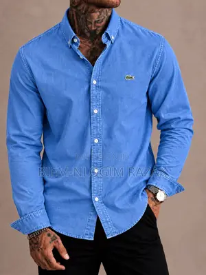 High Quality Lacoste Jeans Shirts Available in Stock