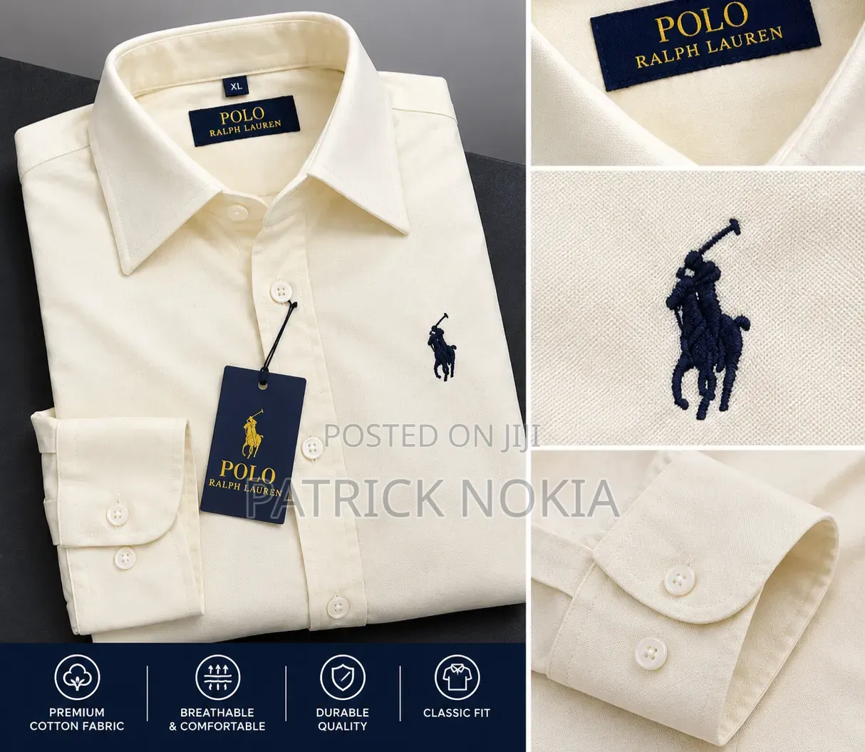 Polo Ralph Lauren Beige Men Long Sleeve