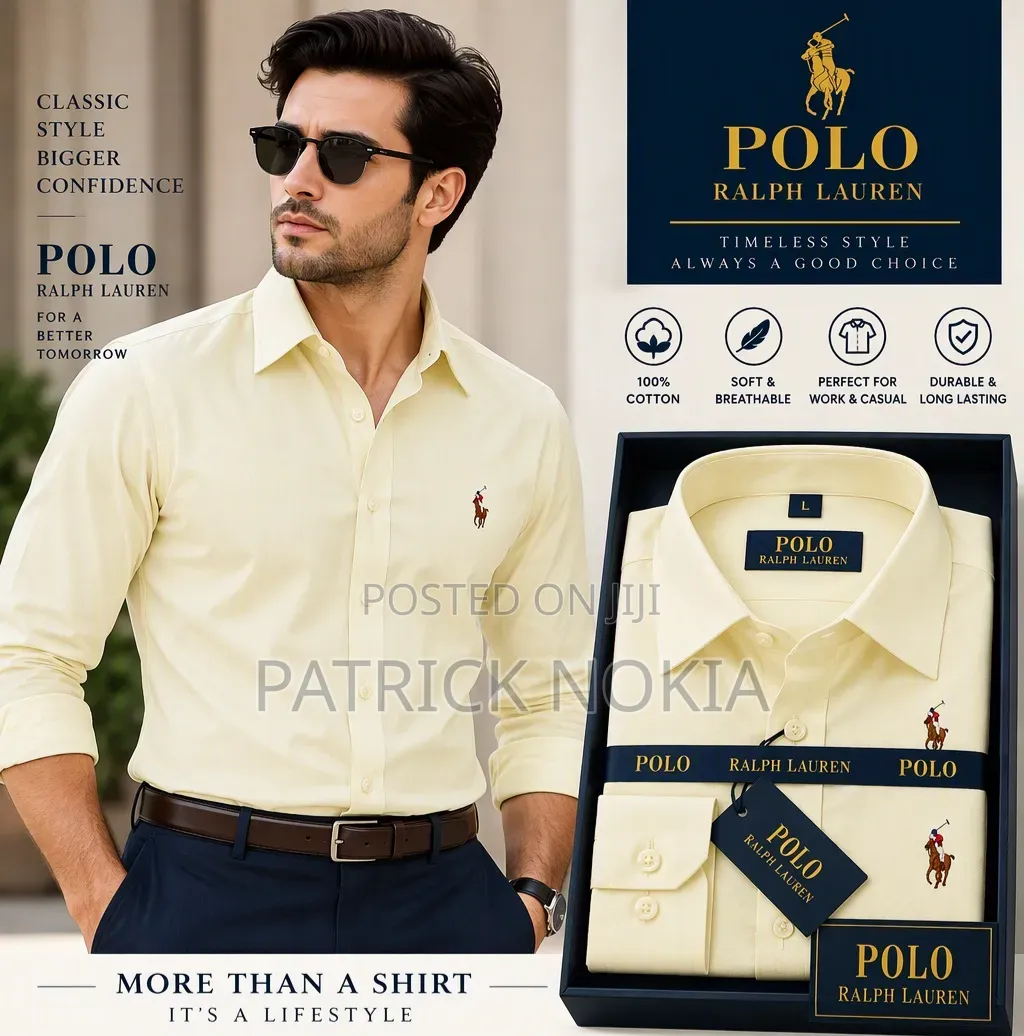Polo Ralph Lauren Beige Men Long Sleeve