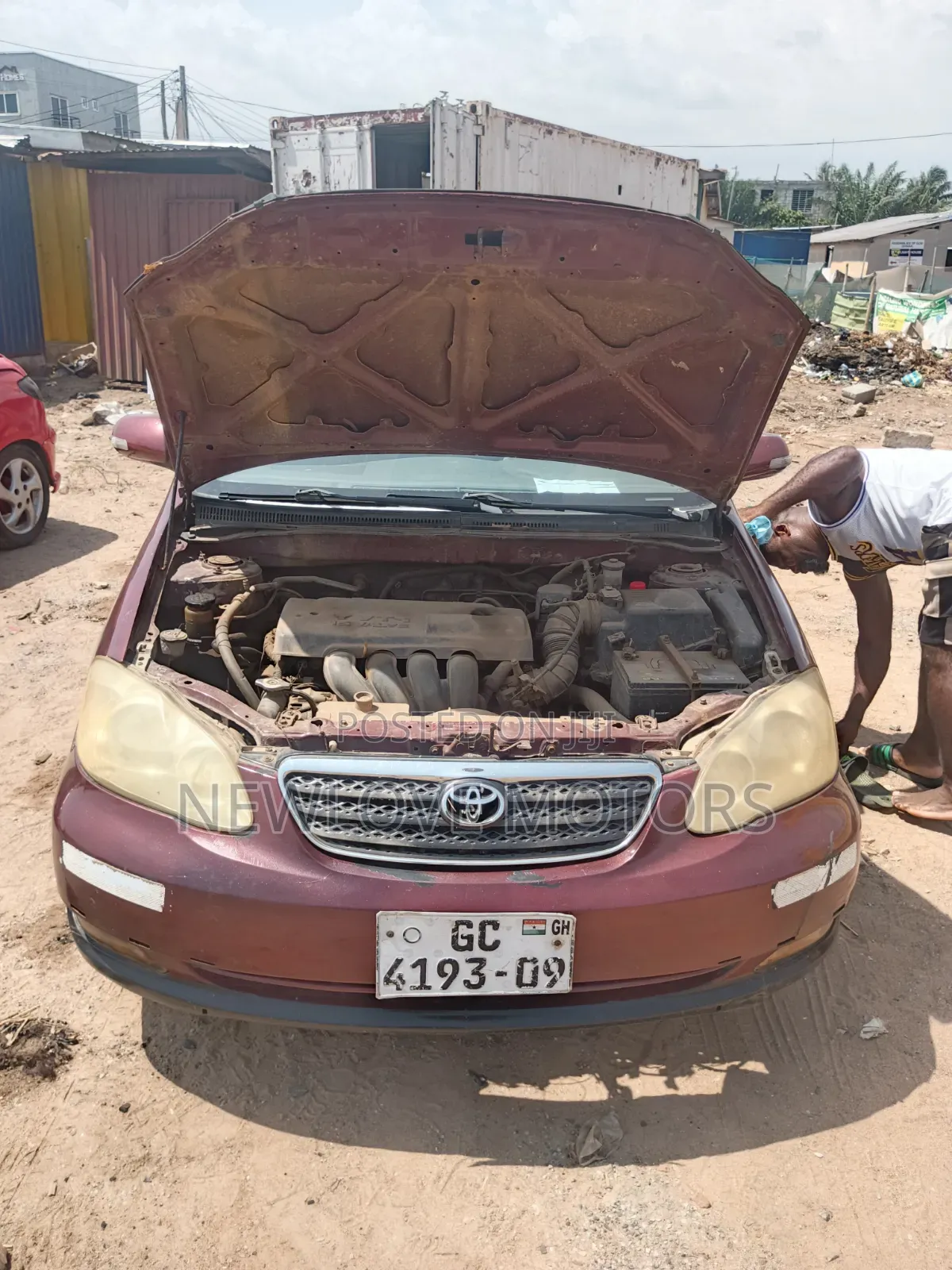 Toyota Corolla LE 2004 Red