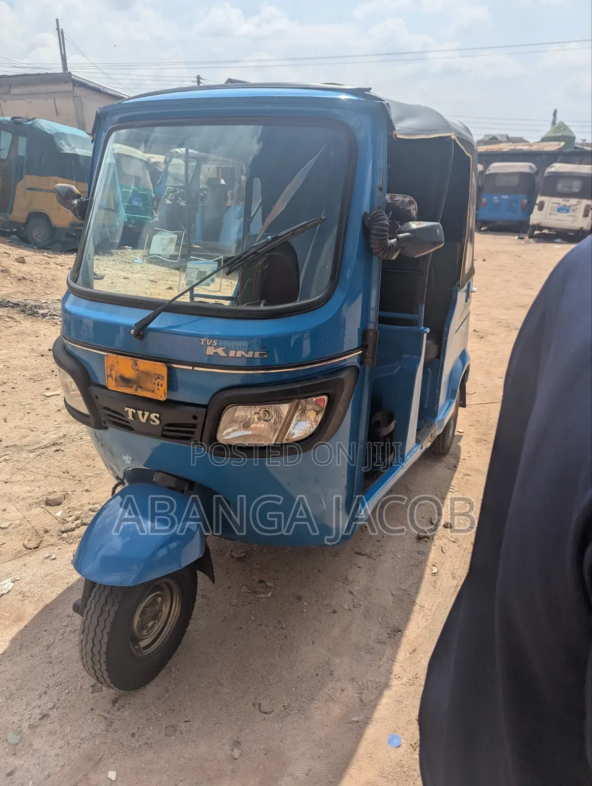 TVS King Deluxe Plus iTouch Start 2025 Blue