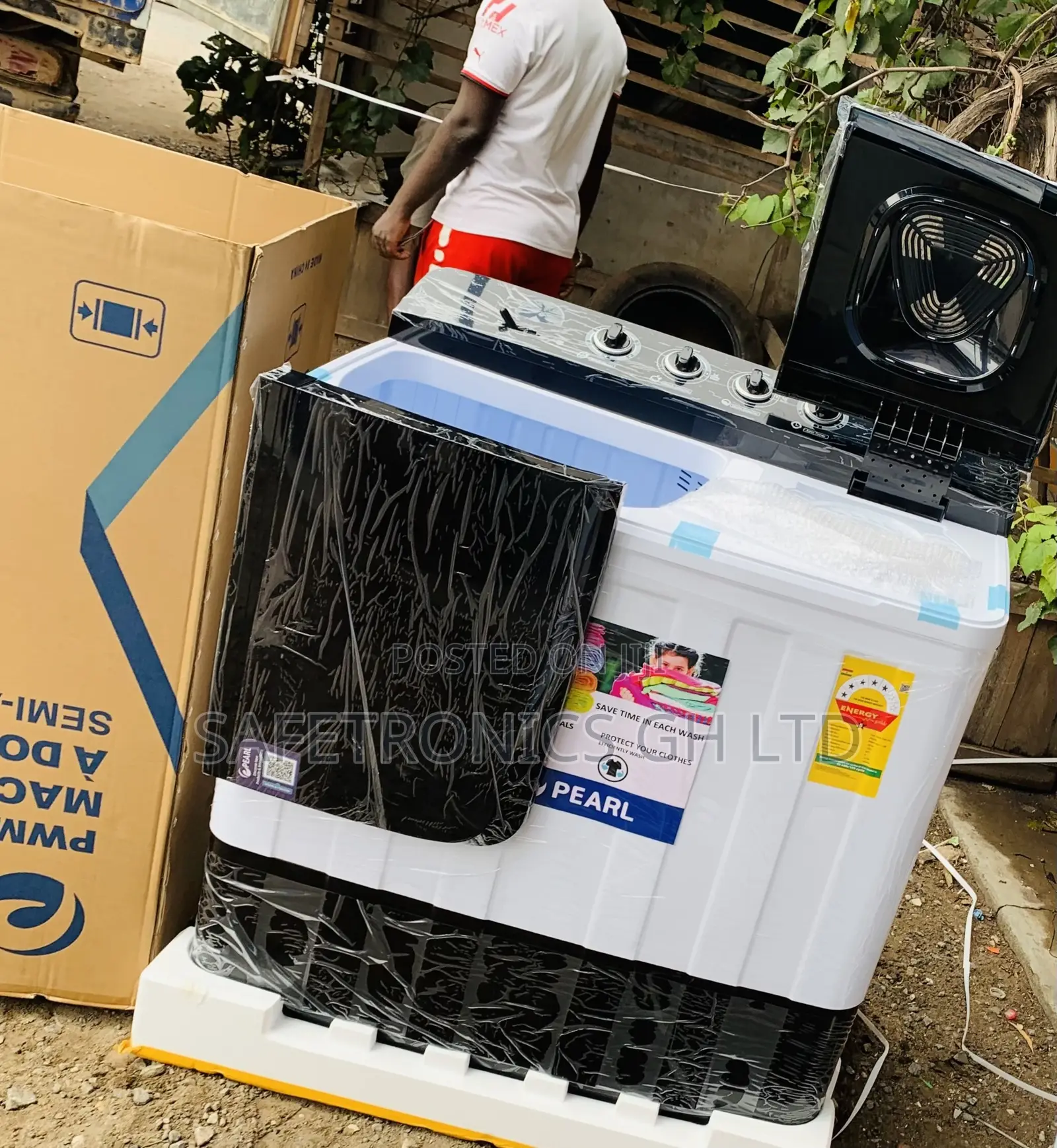 Super Fast White 18kg Pearl WashingMachine