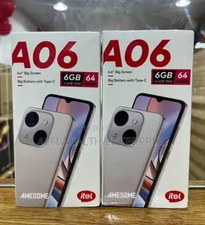 New Itel A06 64 GB Black