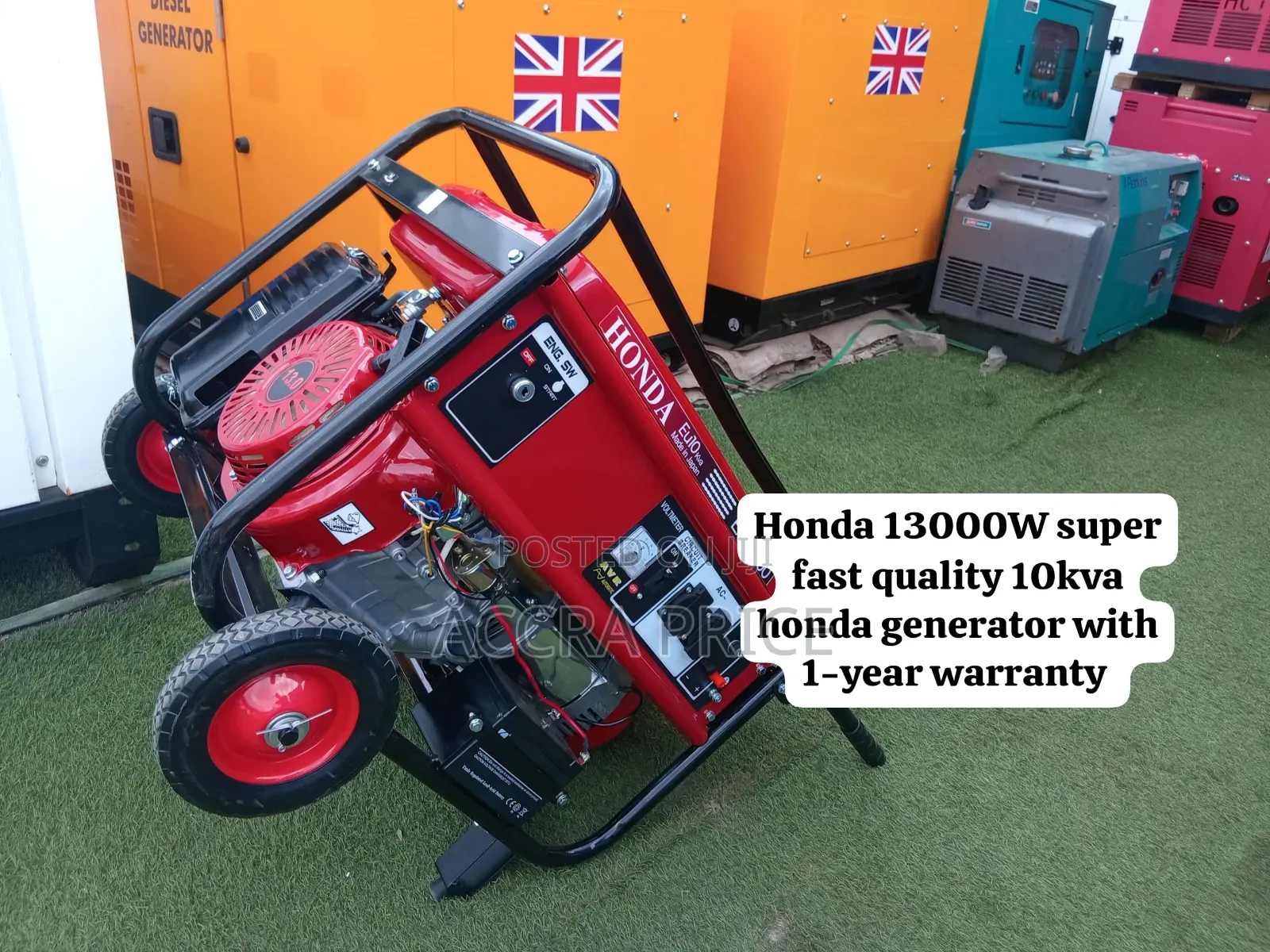 Honda 10kVA Strong Performance Generator at a Great Price