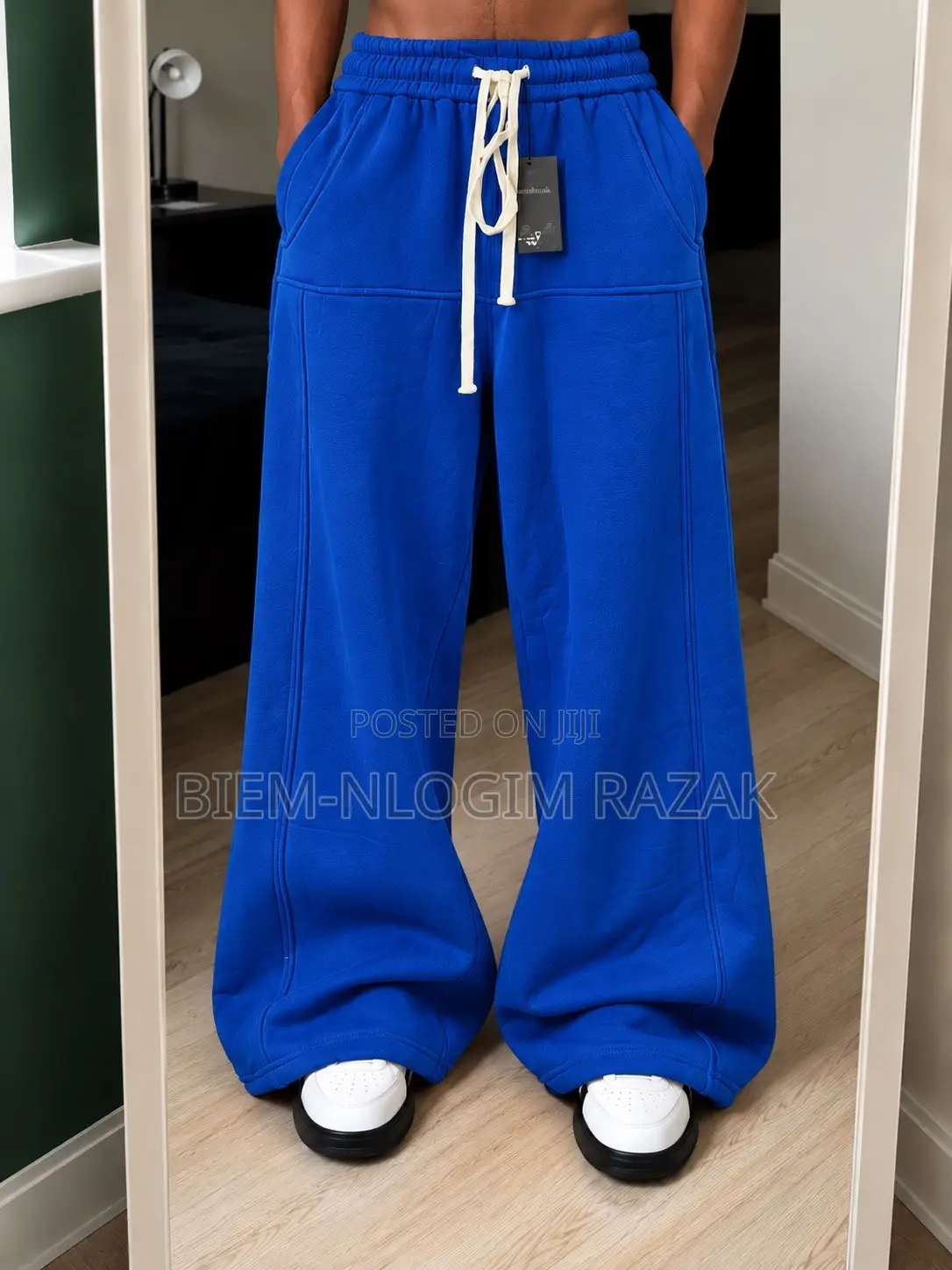 High Quality Thick N Heavy Palazzo Joggers Available in Stock