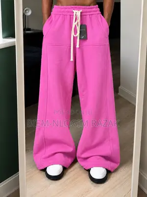 High Quality Thick N Heavy Palazzo Joggers Available in Stock
