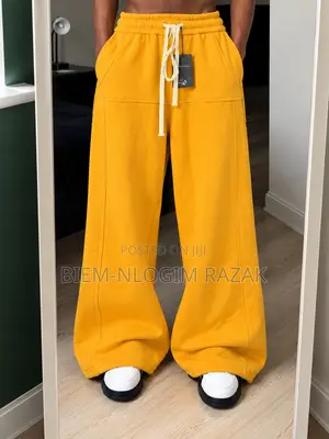 High Quality Thick N Heavy Palazzo Joggers Available in Stock