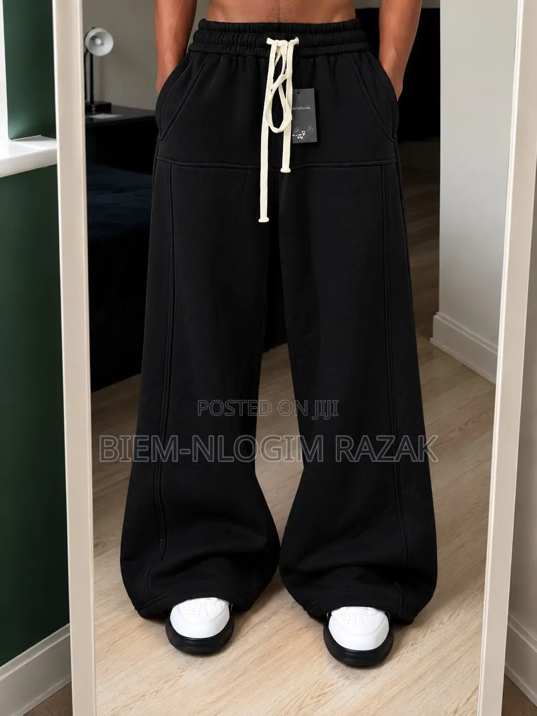 High Quality Thick N Heavy Palazzo Joggers Available in Stock