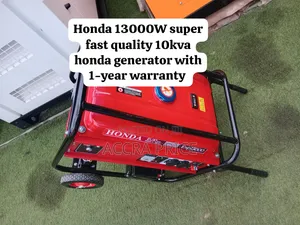 Honda 10kVA Petrol Genset With 1-Year Warranty in Ghana