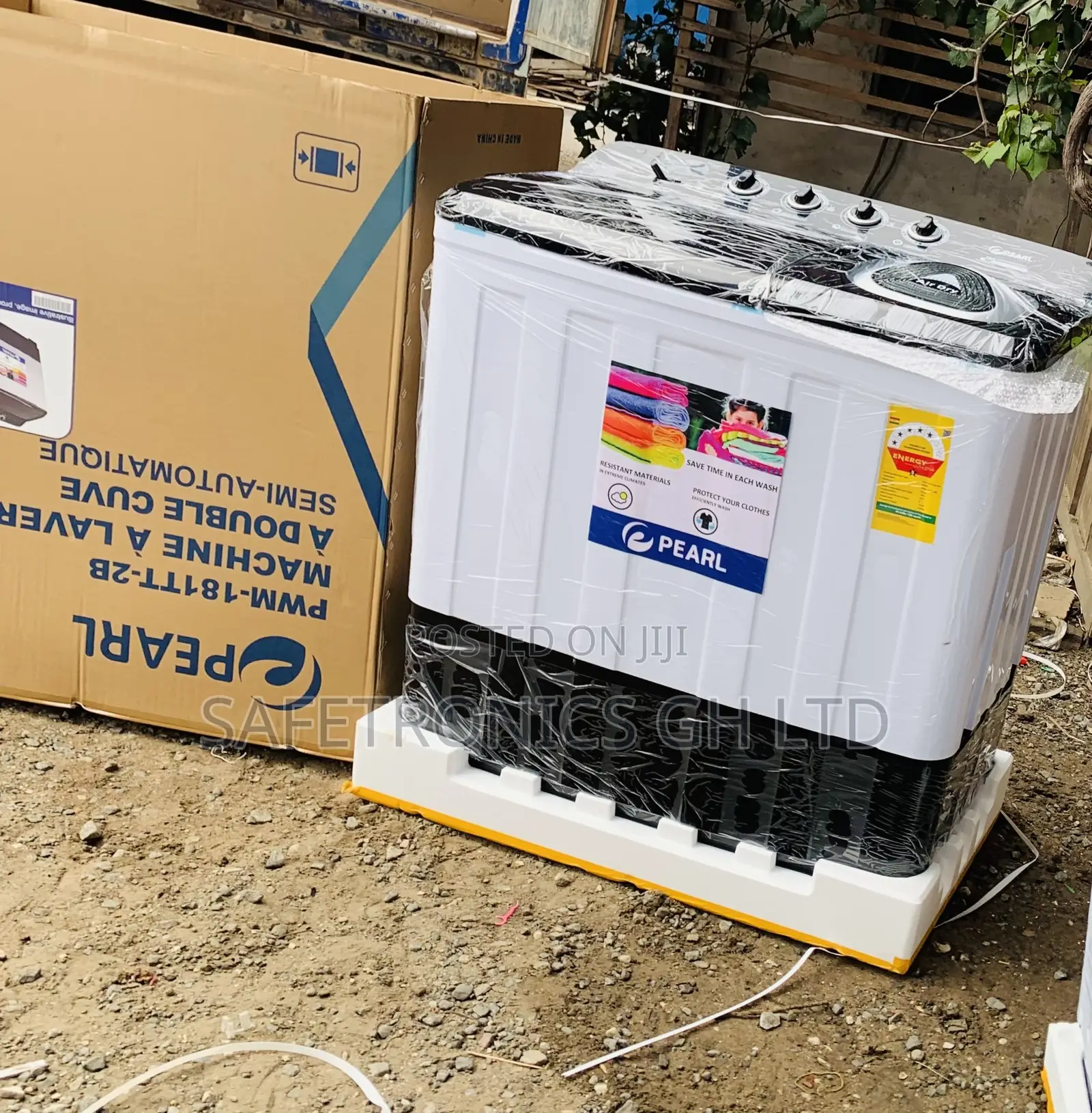 Available Black White Pearl 18kg WashingMachine
