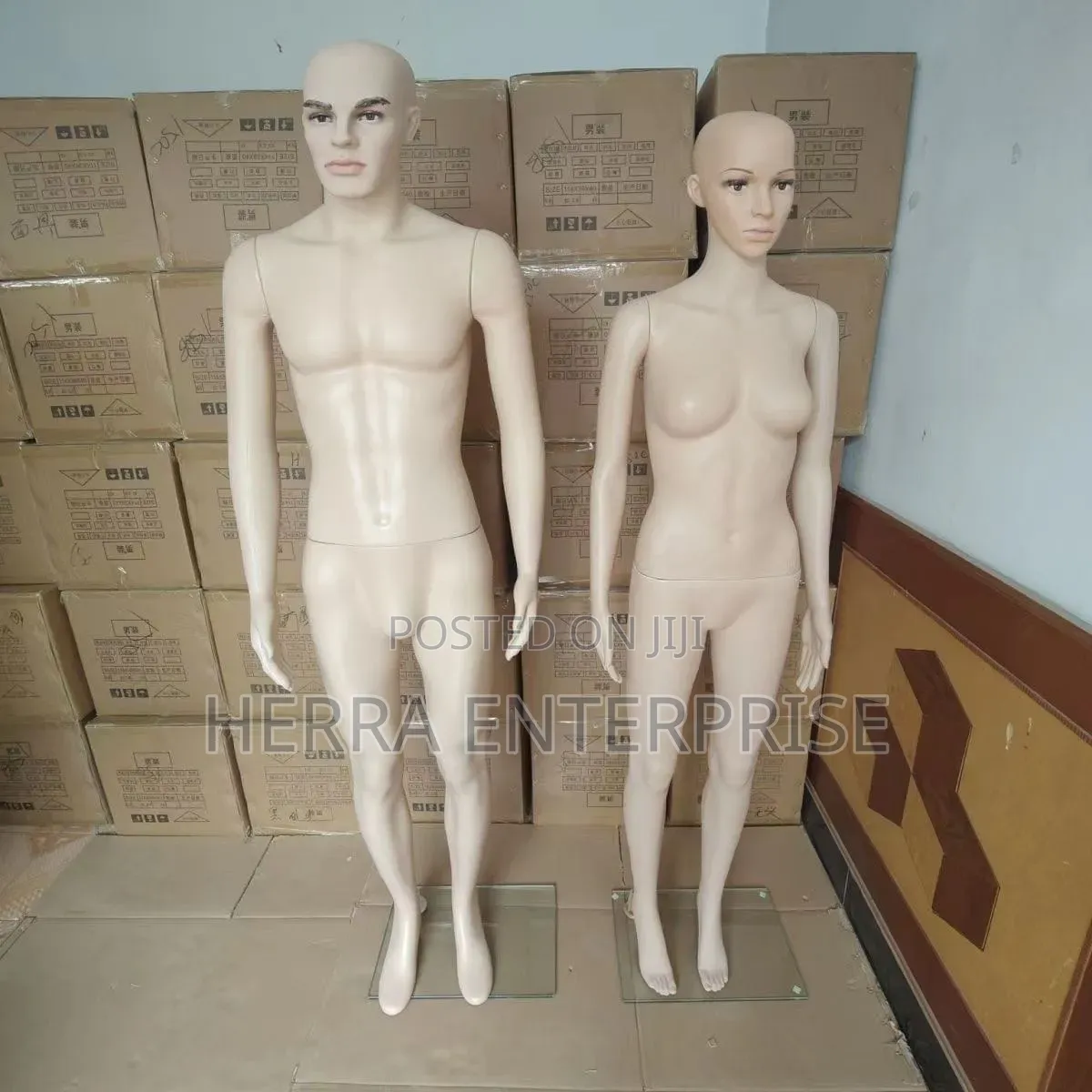 Full-Body Mannequins, Male and Female Display Models