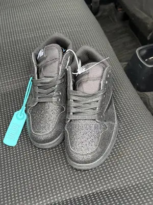 Black Glitter Custom Jordan 1s