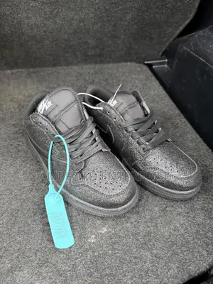 Black Glitter Custom Jordan 1s
