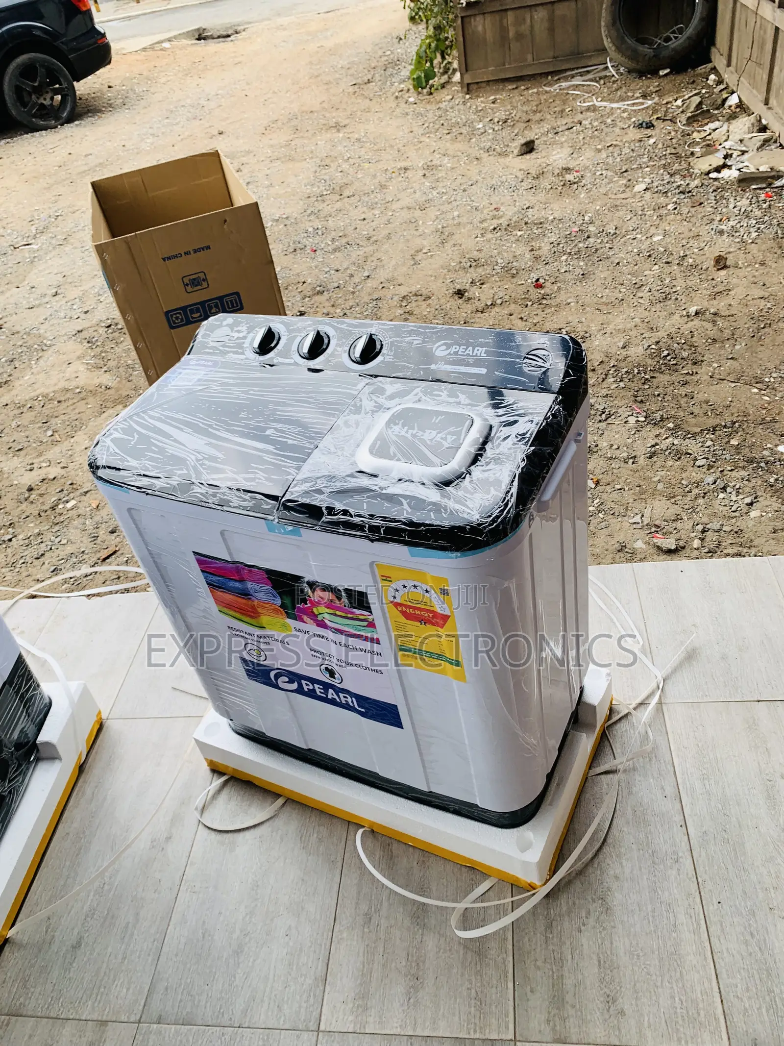 Best Buy for Less Pearl 7kg Twintub Semi Automatic White.