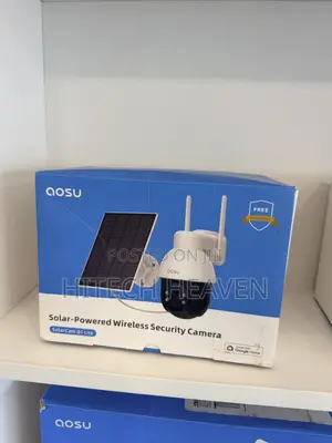 Aosu Security Cameras Wireless Outdoor Solar Powered, 360 Coverage