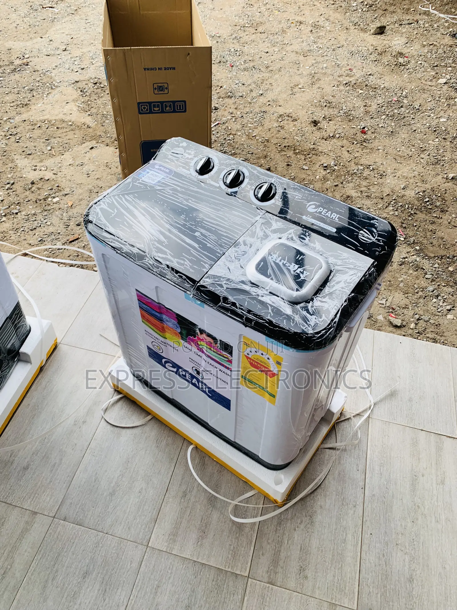 Best Buy Pearl Semi Automatic White WM Topload Twintub 7kg