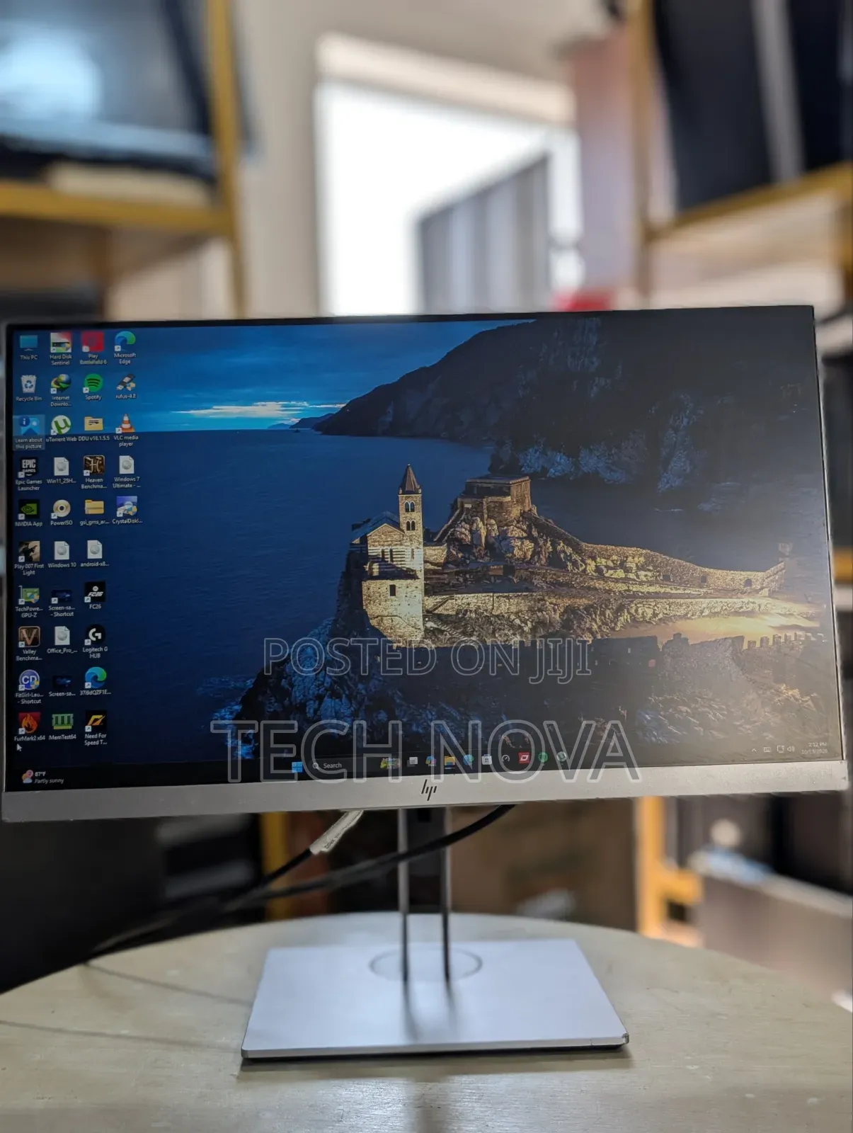 HP EliteDisplay E233 Computer Monitor 23 Inch FHD