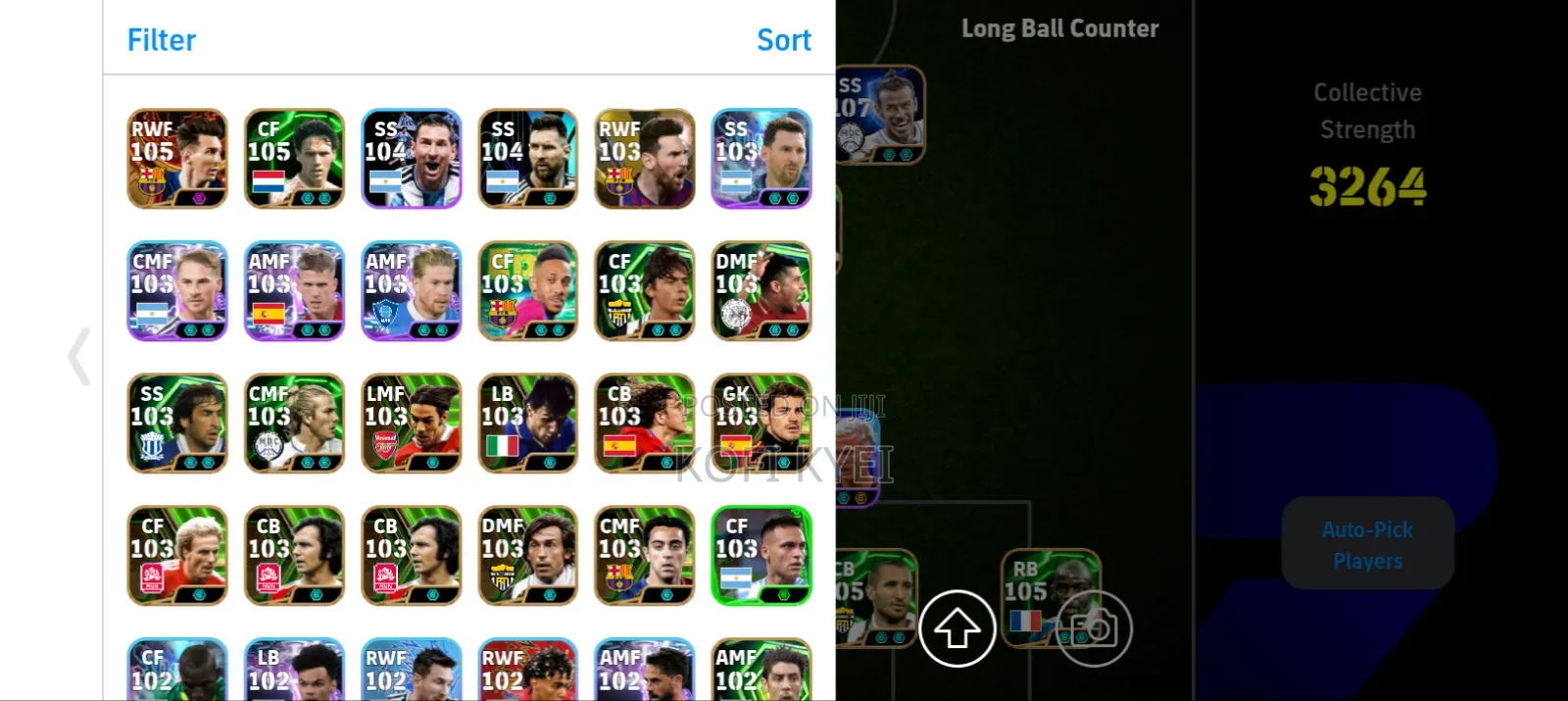 Efootball Account 3264 Stock Account