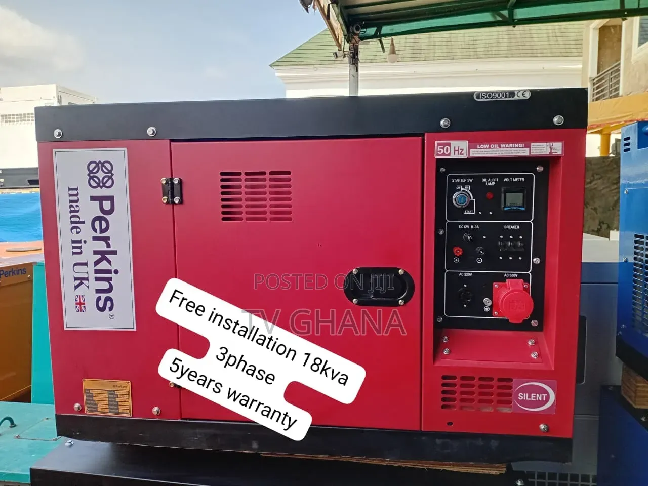 Perkins 18kVA Diesel Genset – Ideal for Commercial 18kva 3phase