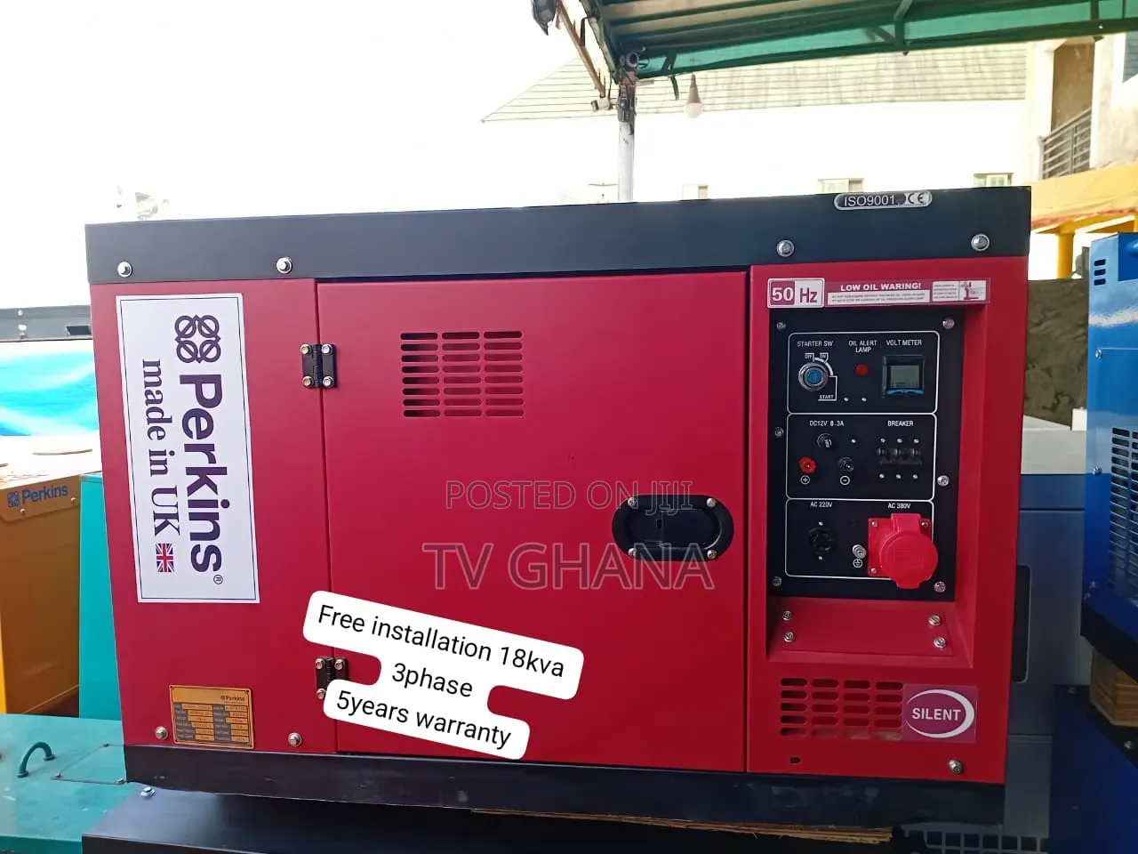 Perkins 18kVA Diesel Generator – Reliable Three-Phase Power18kva