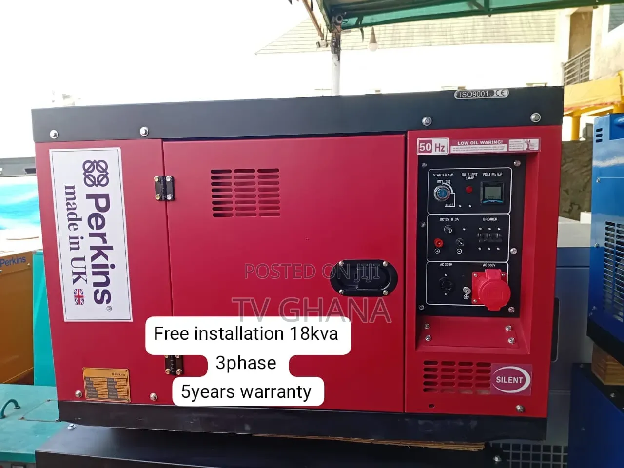 Perkins 18kVA Diesel Generator – Reliable Three-Phase Power18kva