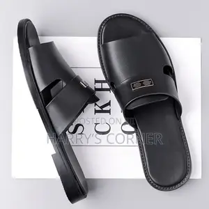 Men Leather Slippers