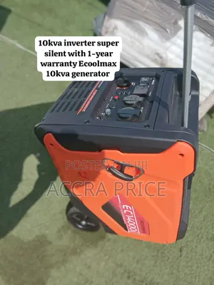 Premium Ecoolmax 10kVA Inverter Generator – Quiet Operation, Powerful